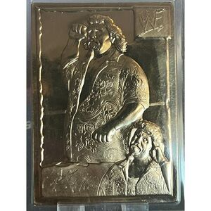 Vintage Danbury Mint 1999 WWF Wrestling 22kt gold card Captain Lou Albano #28